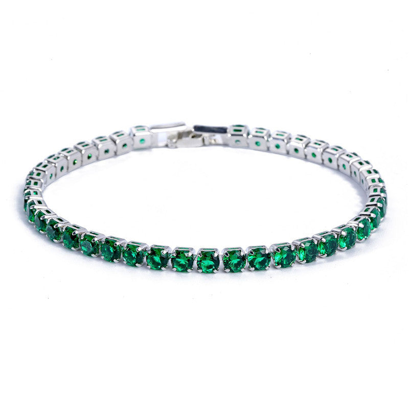 Tennis Bracelet (Coloured)