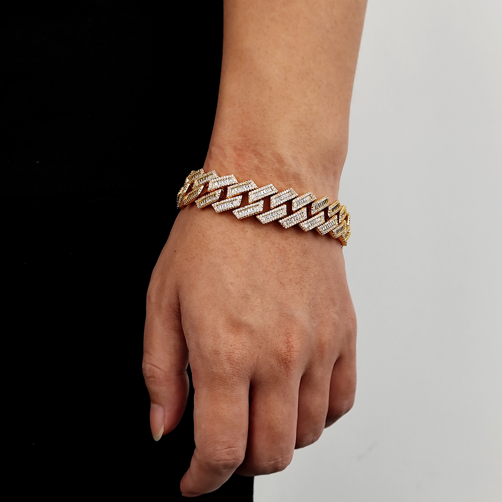 Baguette Miami Cuban Link Bracelet