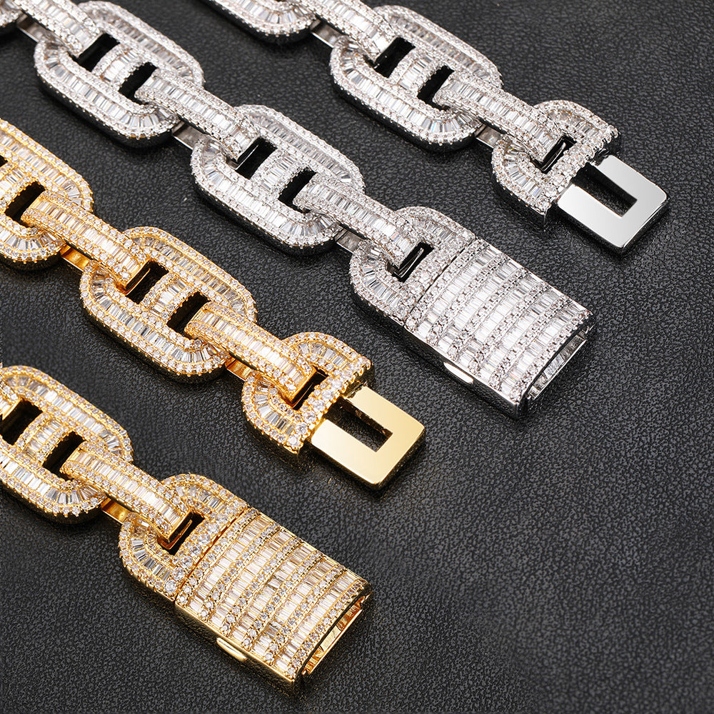 Baguette Double Hooked Chain