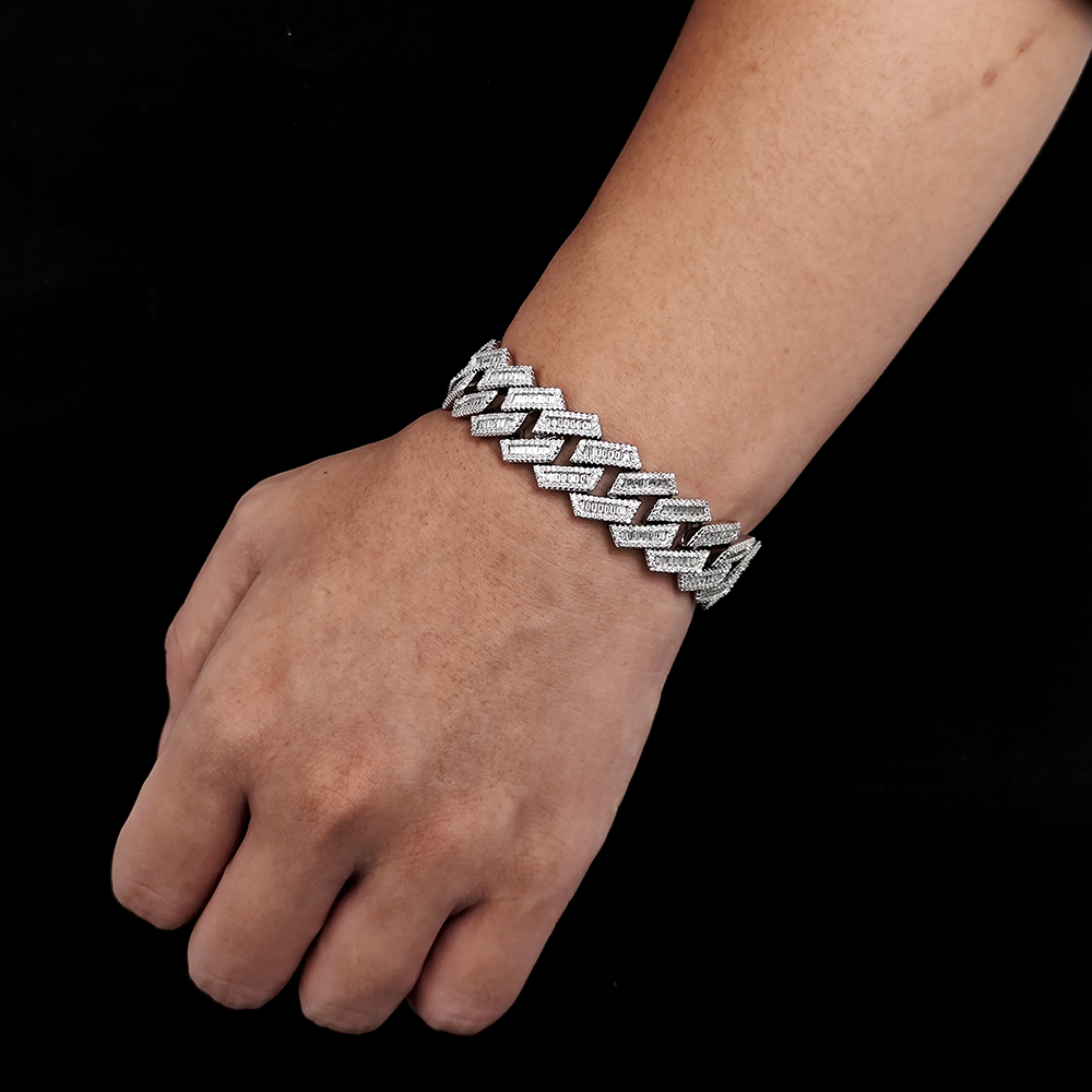 Baguette Miami Cuban Link Bracelet