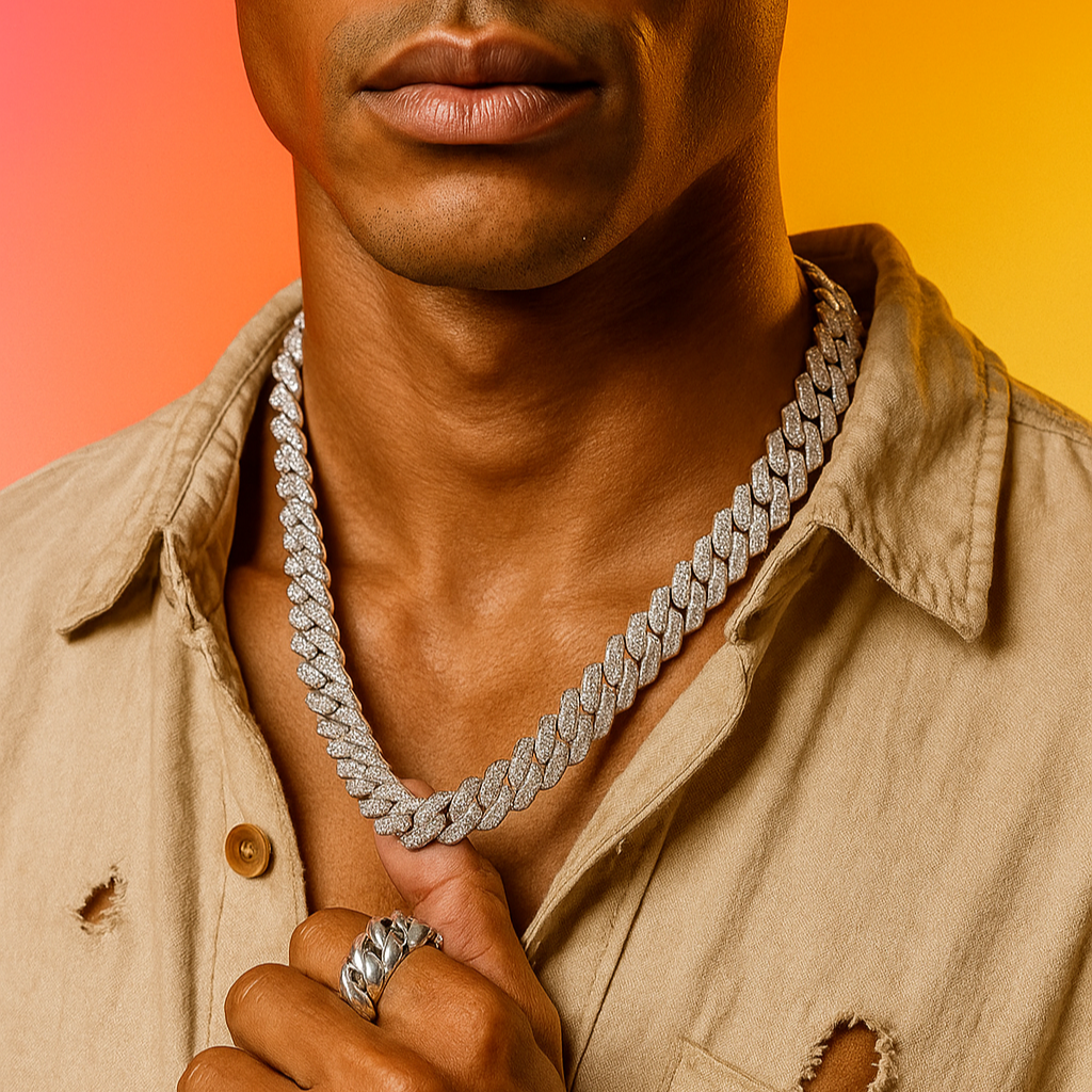 ICED Gold & White Gold Cuban Link Chains (PACK OF 2)