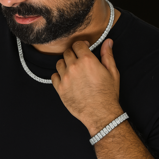 Baguette Tennis Chain & Bracelet