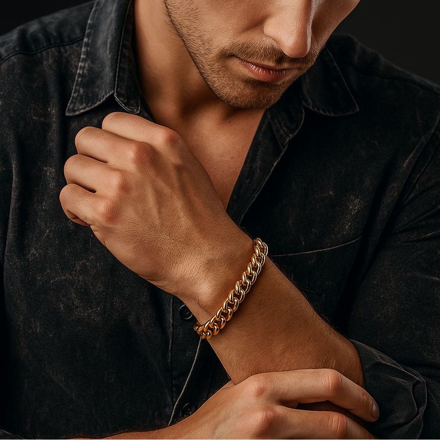 Cuban Link Bracelet (GOLD)
