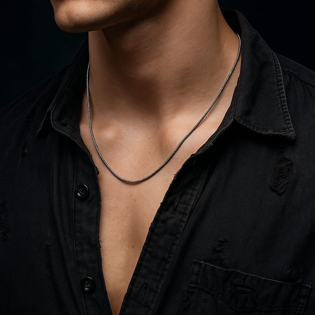 Slim Silver Chain