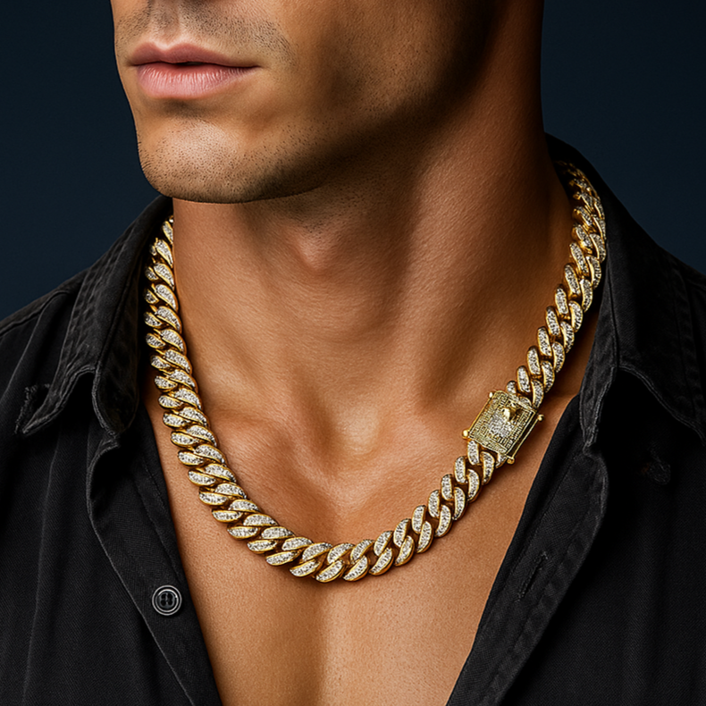 ICED Gold Cuban Link Chain