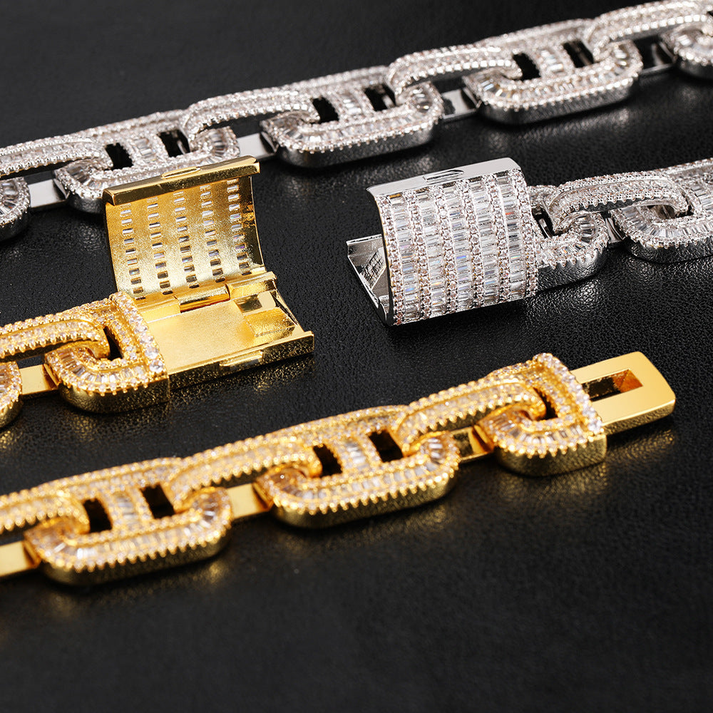 Baguette Double Hooked Chain