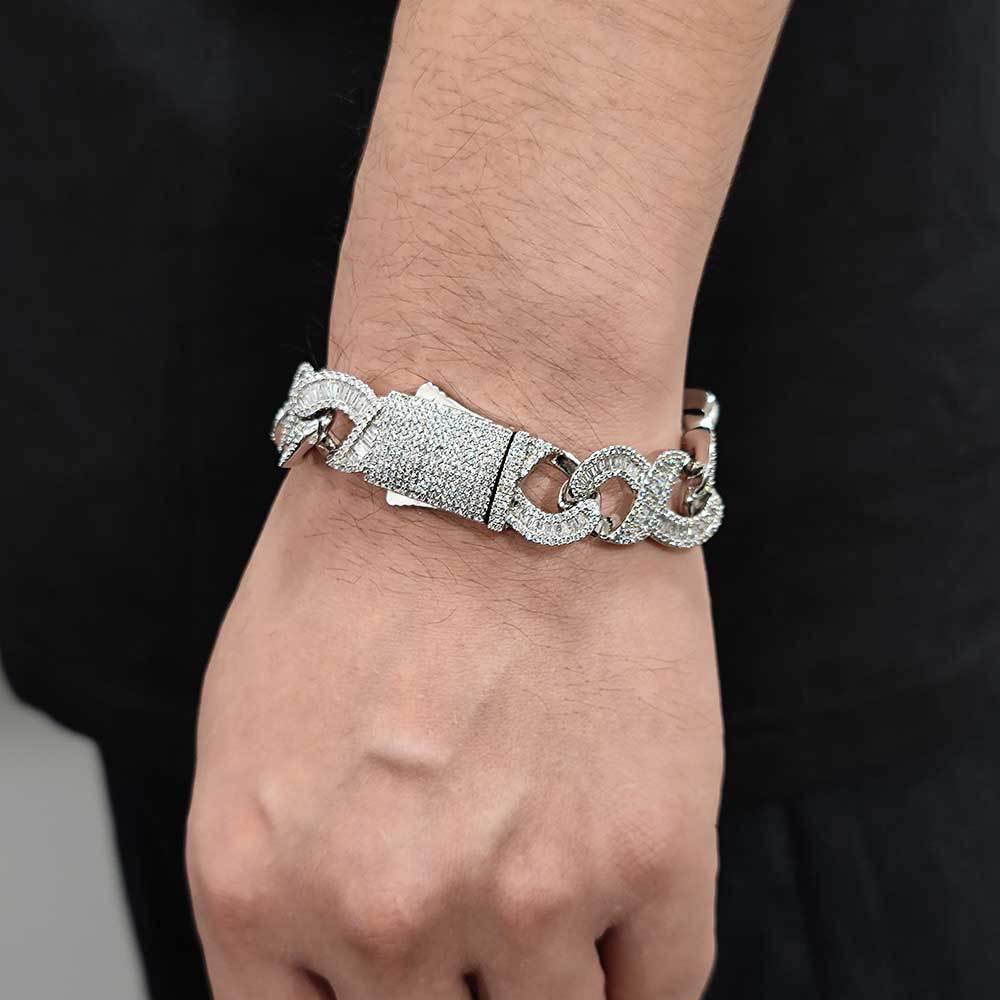 Baguette Infinity Bracelet