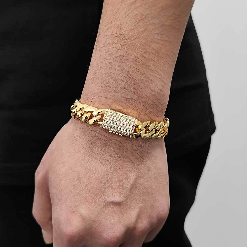 Cuban Link Bracelet (ICED Flip Buckle)