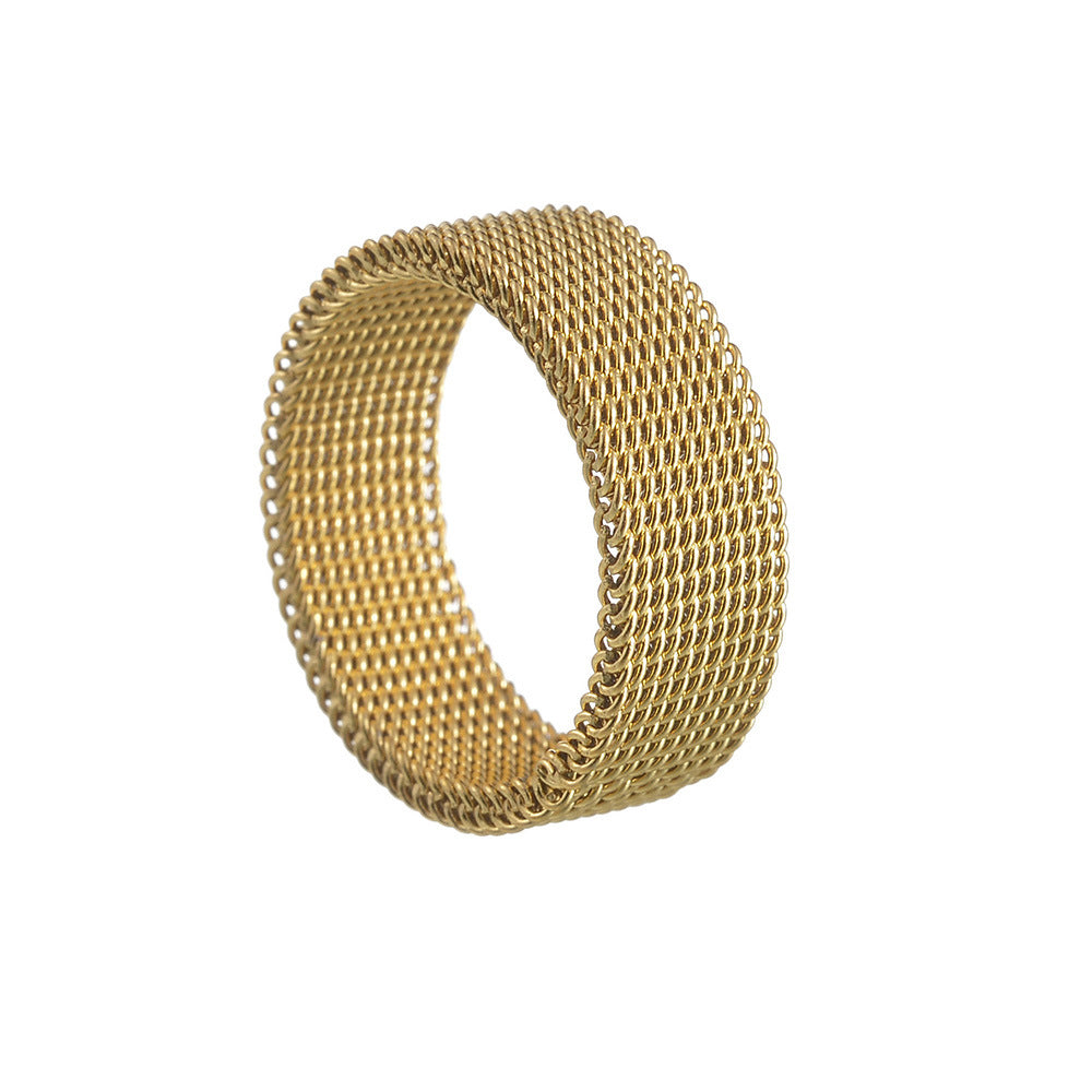 Titanium Steel Woven Ring