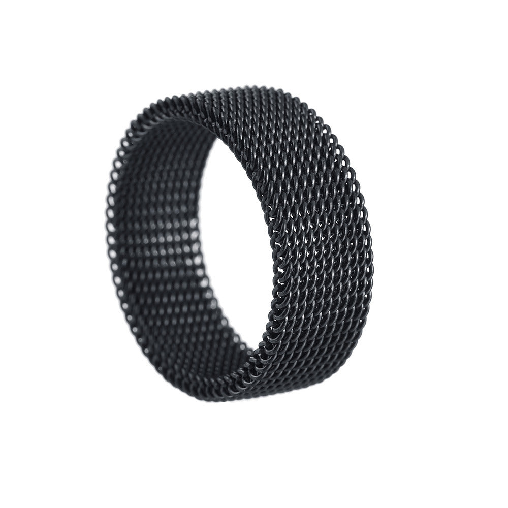 Titanium Steel Woven Ring