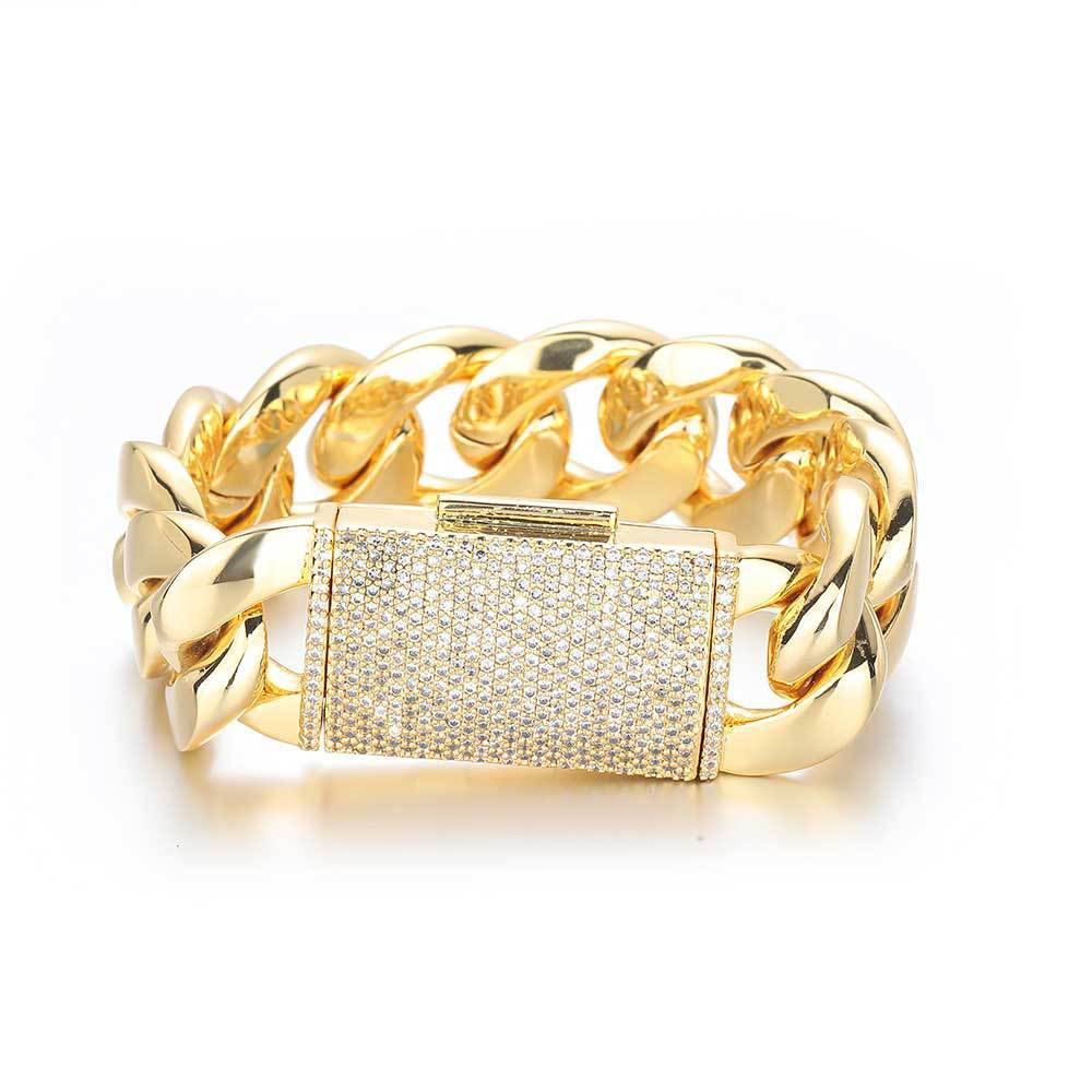 Cuban Link Bracelet (ICED Flip Buckle)