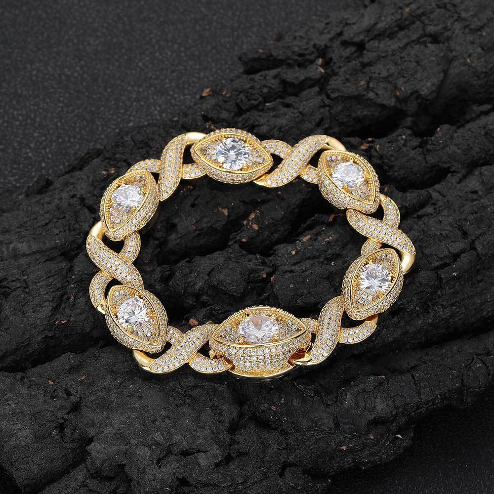 Diamond Eyed Infinity Bracelet
