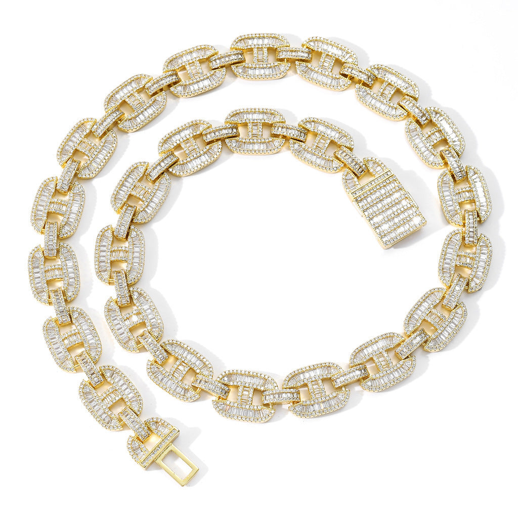 Baguette Double Hooked Chain