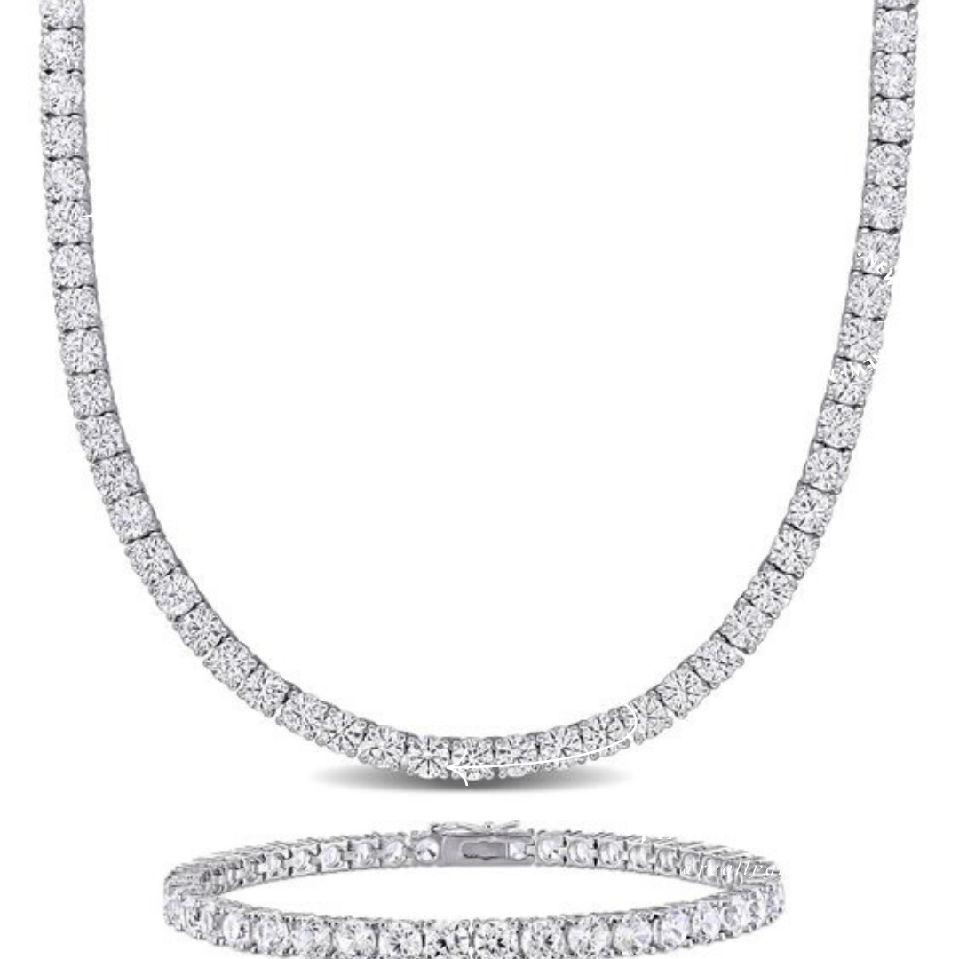 Tennis Chain & Bracelet