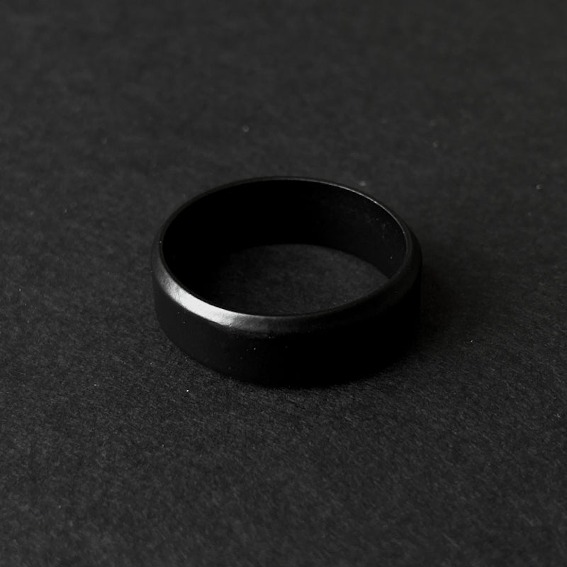 Matte Black/Spiral Ring – THE ANNEAUX