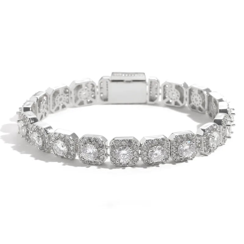 Clustered Tennis Bracelet