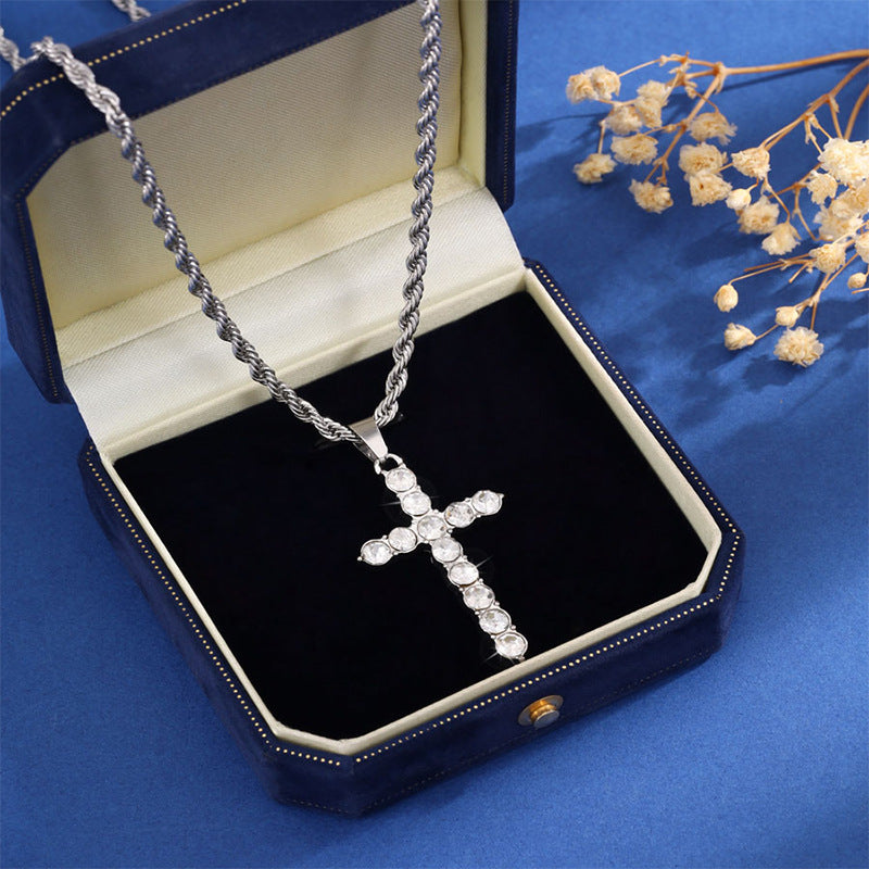 ICED Cross Pendant