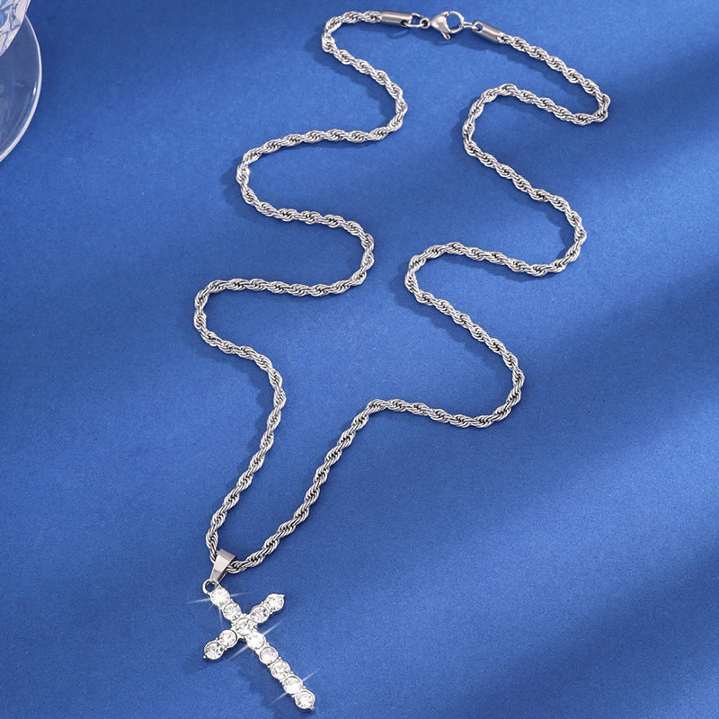 ICED Cross Pendant