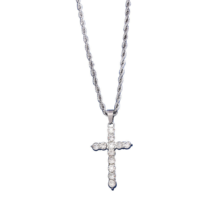 ICED Cross Pendant