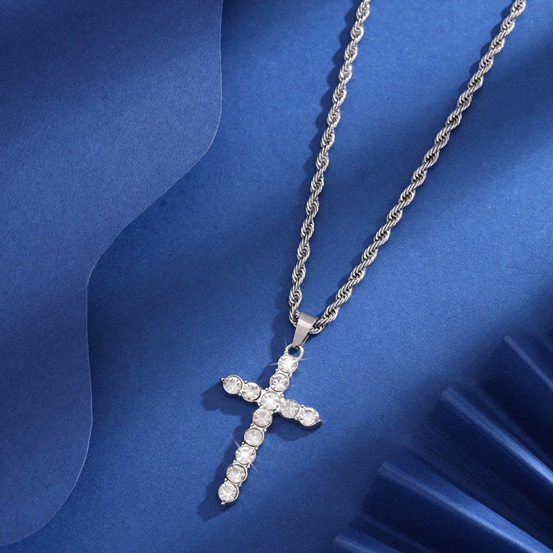 ICED Cross Pendant