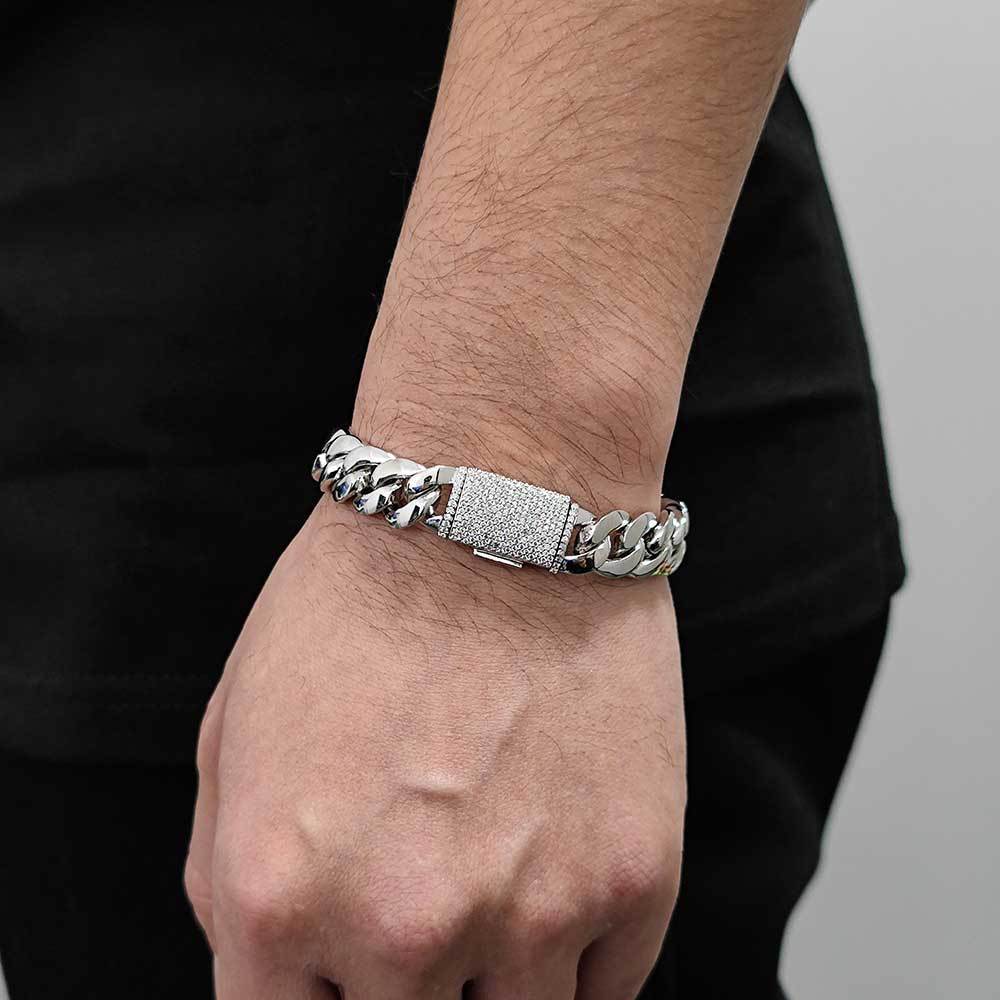 Cuban Link Bracelet (ICED Flip Buckle)
