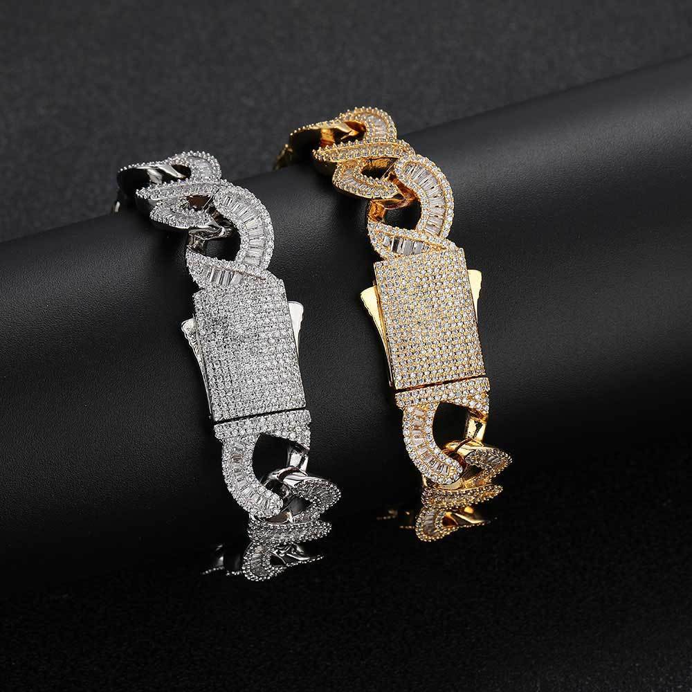Baguette Infinity Bracelet