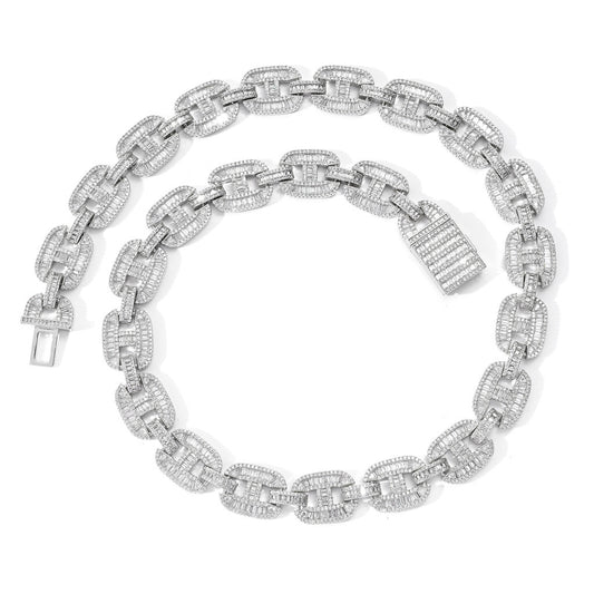 Baguette Double Hooked Chain