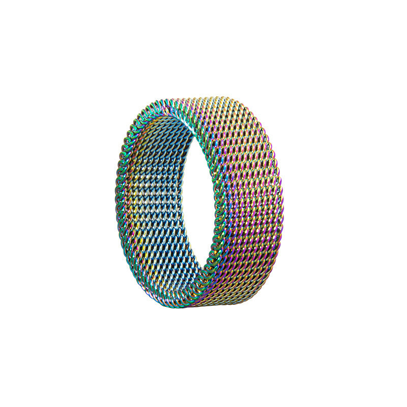 Titanium Steel Woven Ring