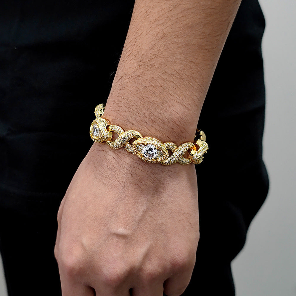 Diamond Eyed Infinity Bracelet