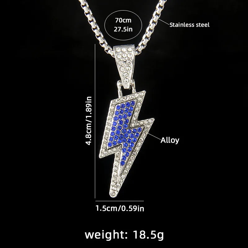 ICED Neon Thunder Pendant