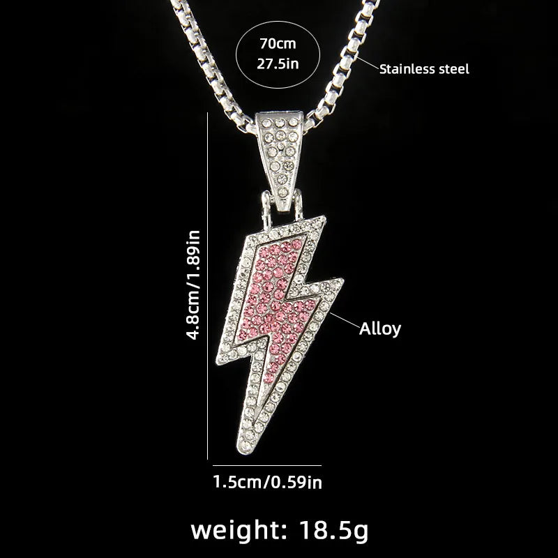 ICED Neon Thunder Pendant