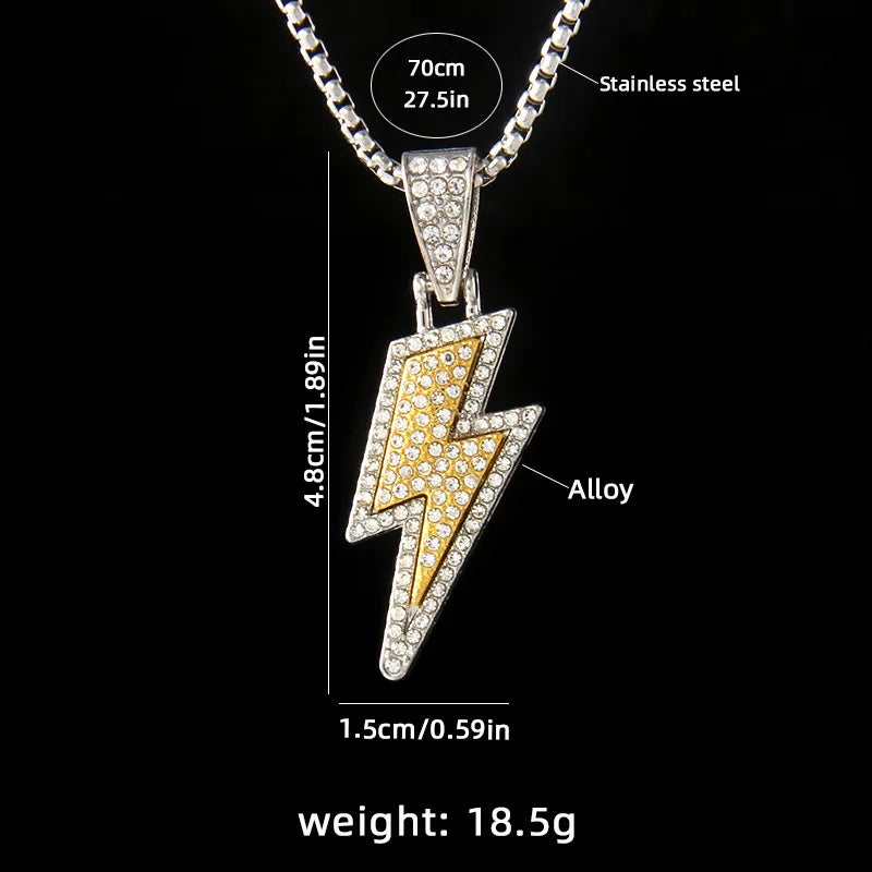 ICED Neon Thunder Pendant
