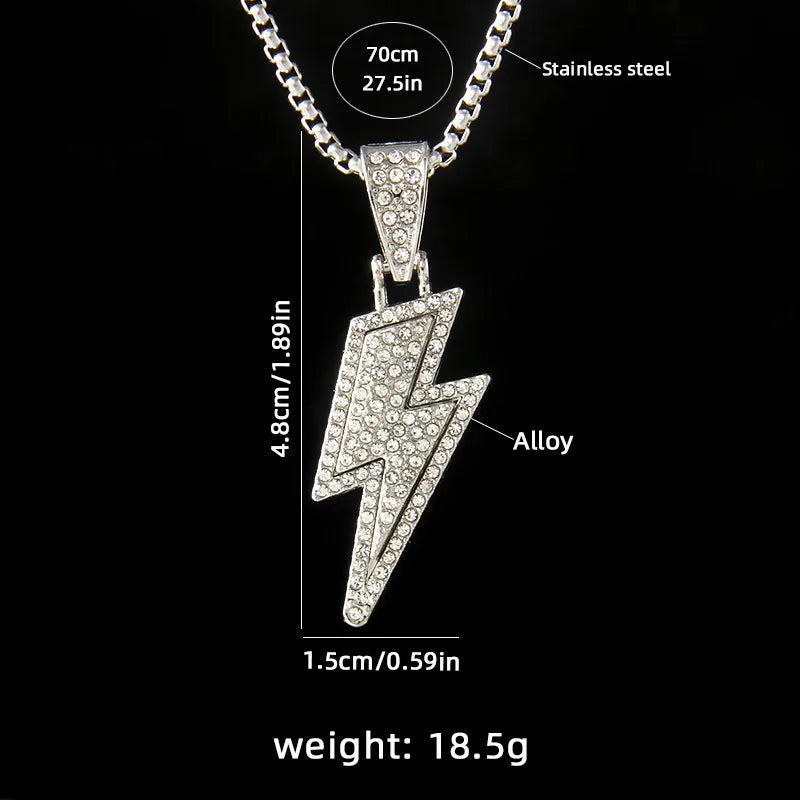 ICED Neon Thunder Pendant