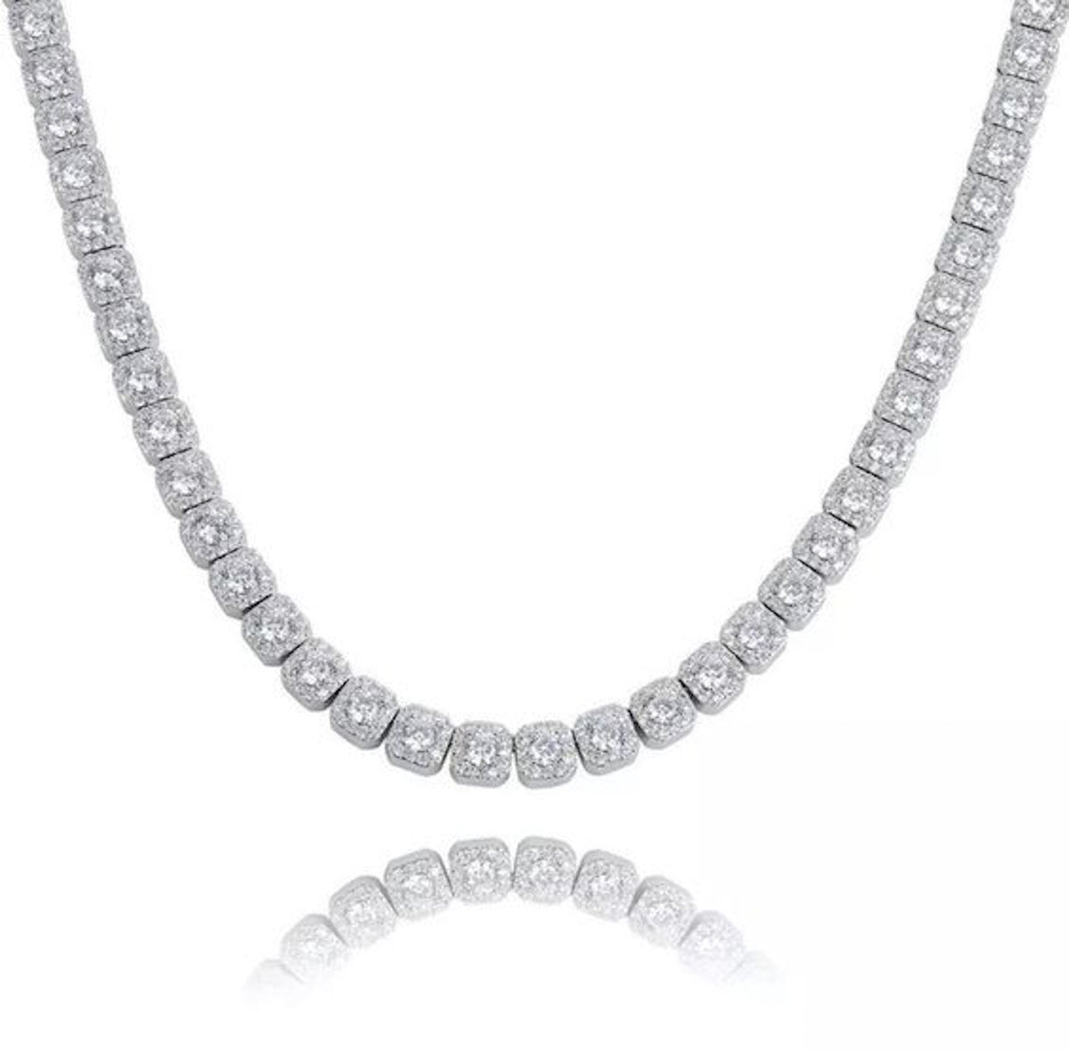 ICED Clustered Tennis Chain