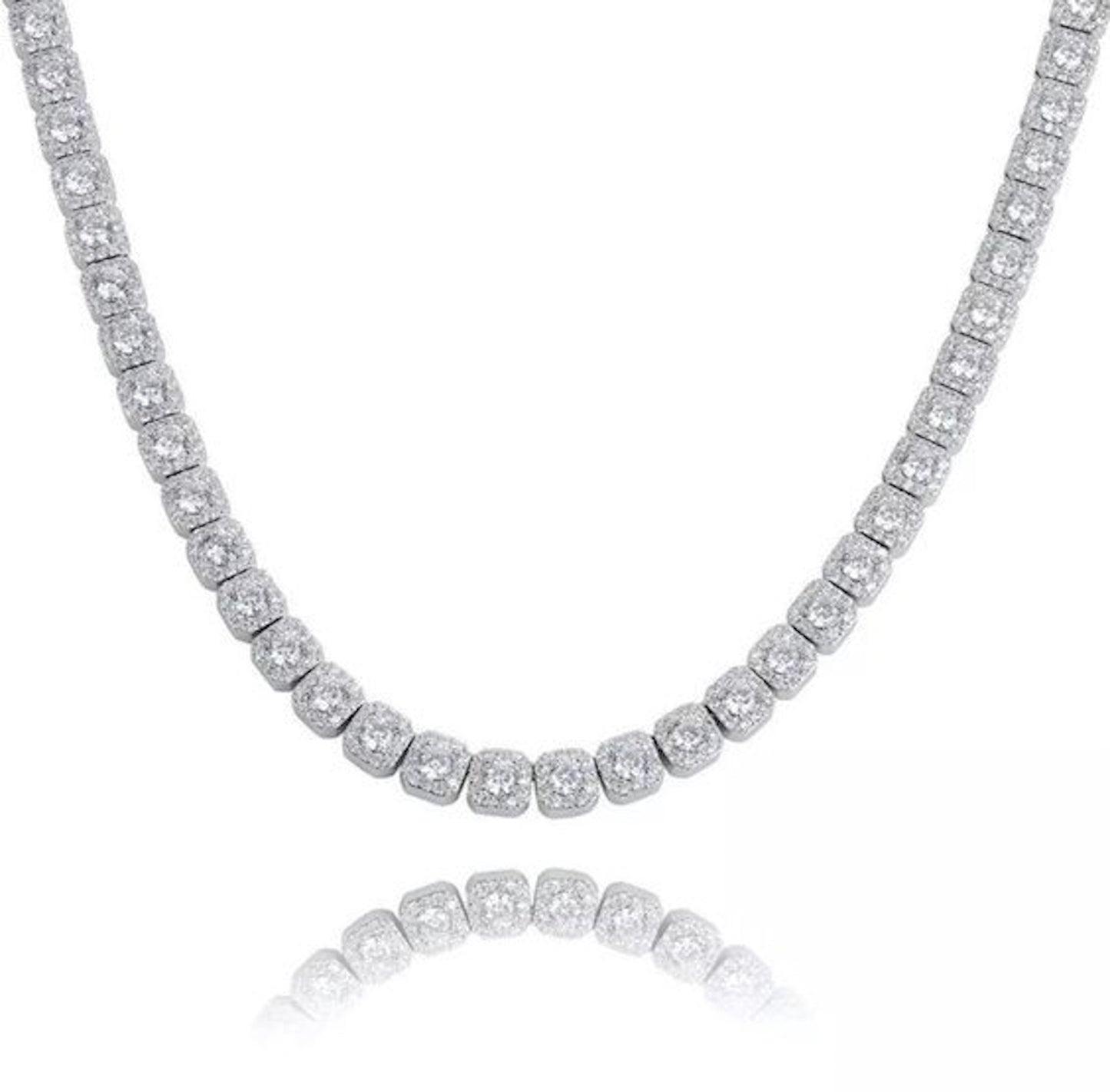Clustered Tennis Chain