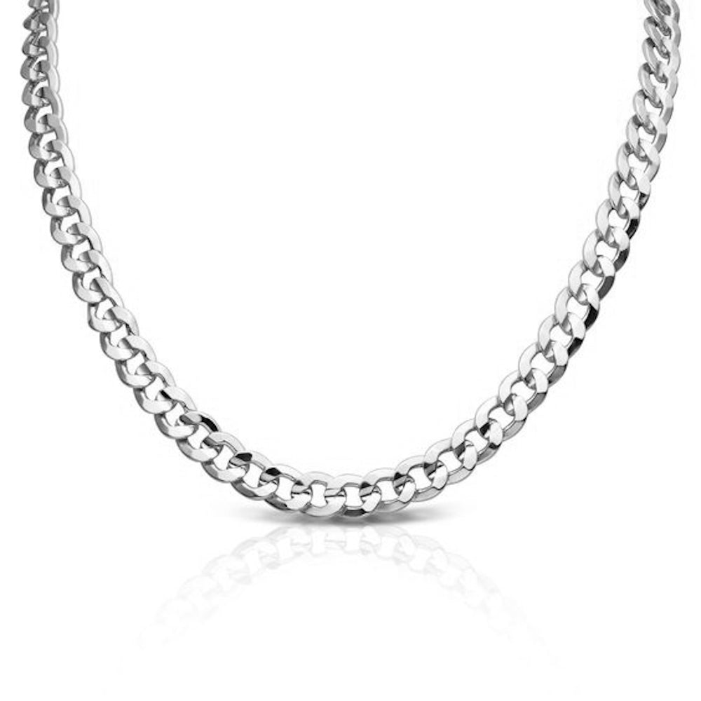Cuban Link Chain Silver THE ANNEAUX cuban-link-chain-silver-the-anneaux