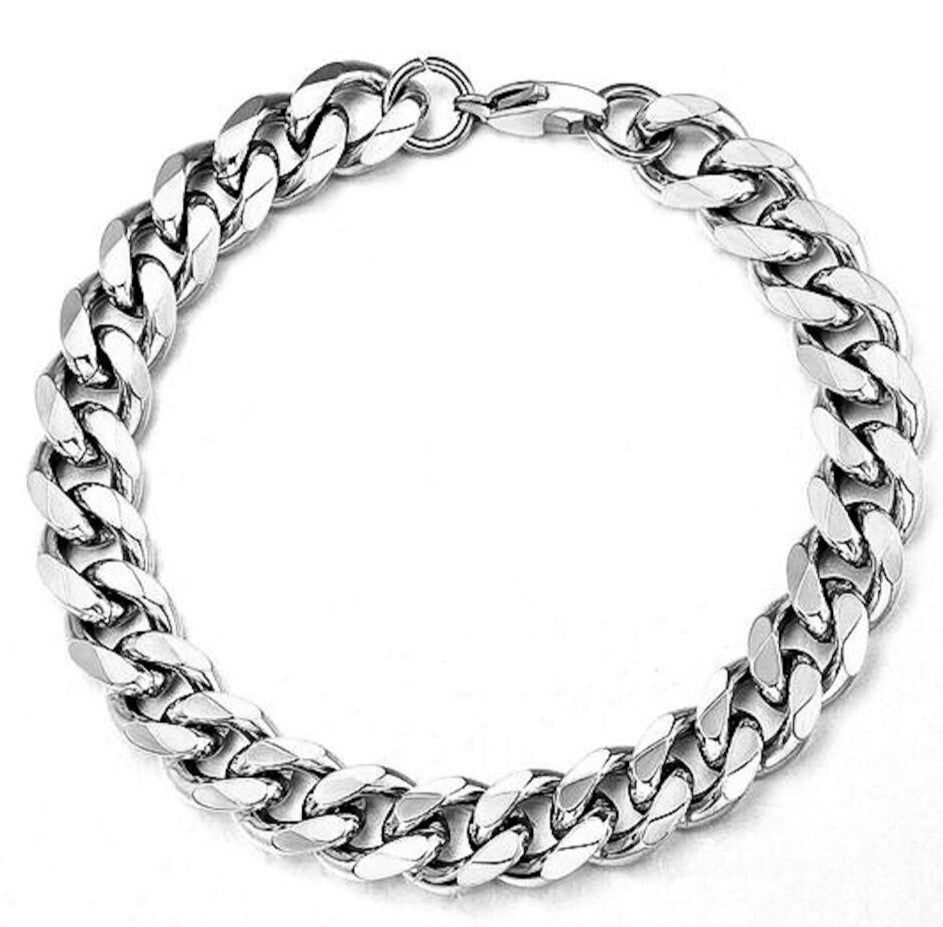 Cuban Link Bracelet (Silver)