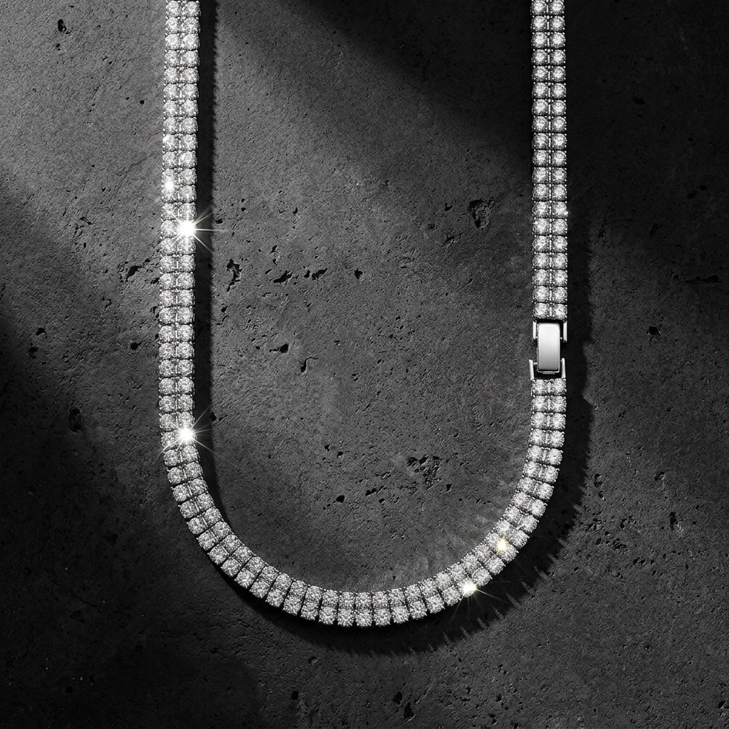 Double Rowed Tennis Chain