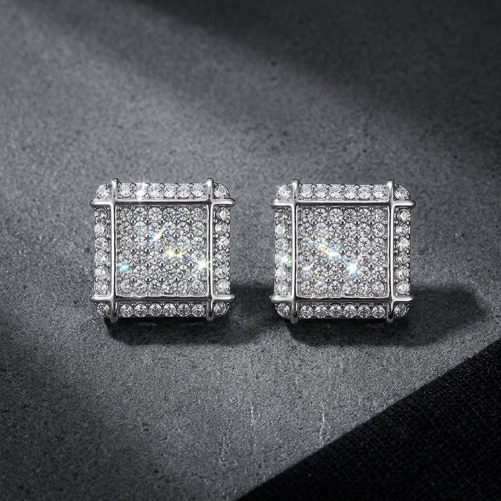 ICED Flat Squared Stud