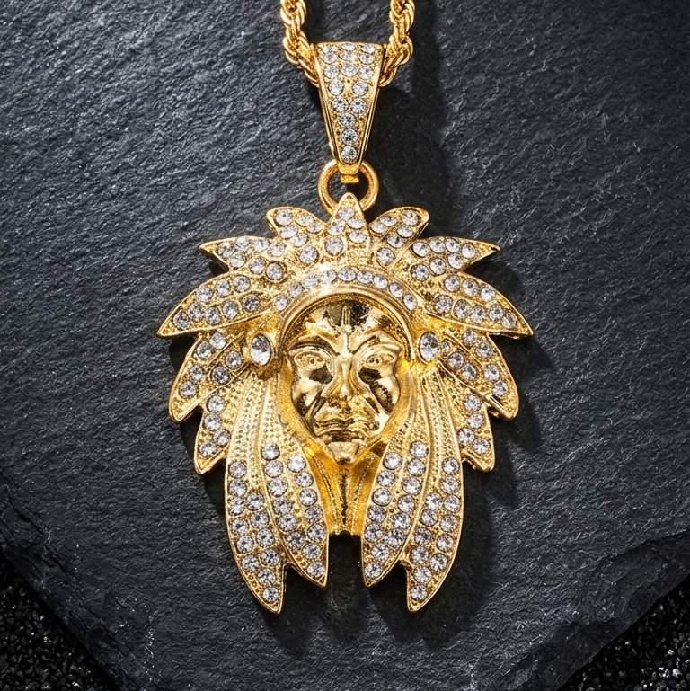 ICED Tribal Pendant