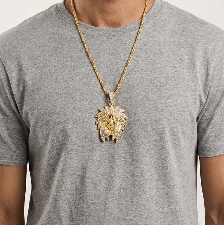 ICED Tribal Pendant