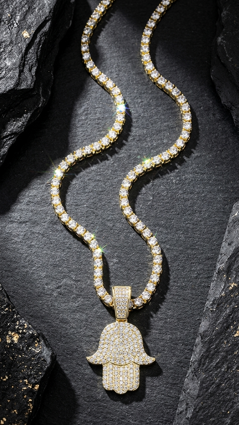 ICED Ghost Pendant