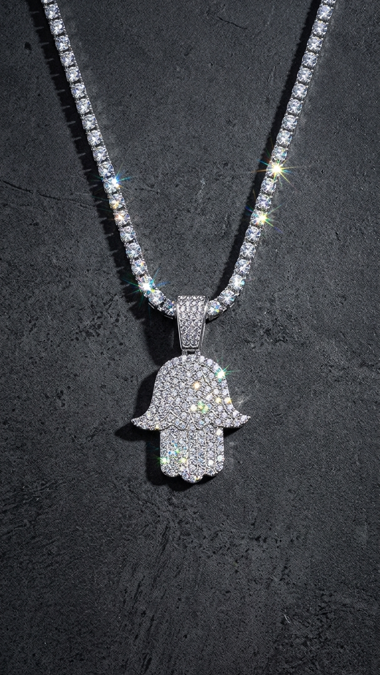 ICED Ghost Pendant